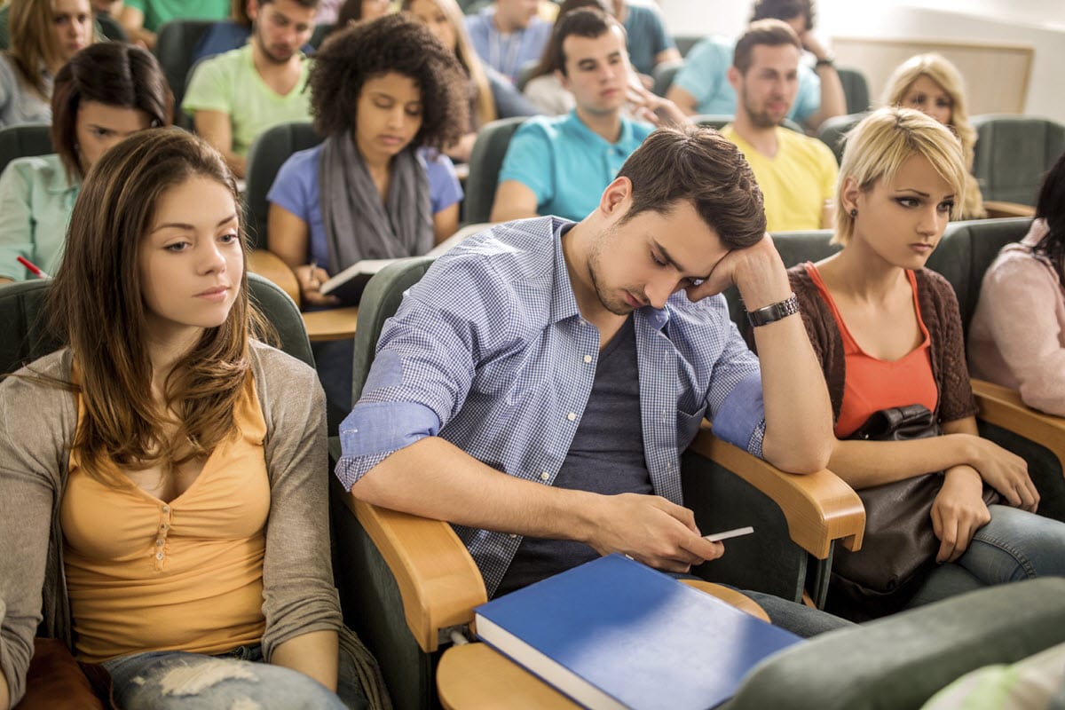don't sleep in class - good night's sleep