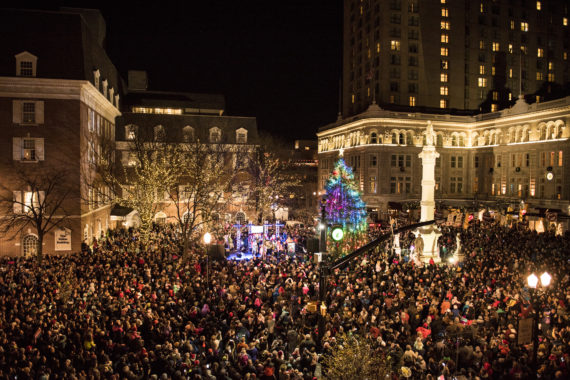 College Towns with the Best Christmas Displays